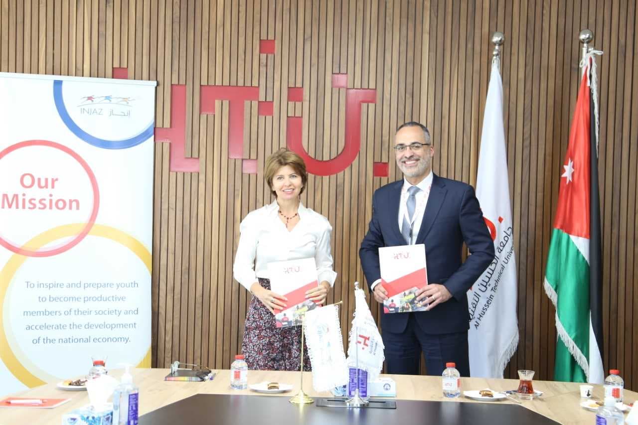 HTU and INJAZ Sign MoU to Empower Youth and Foster Entrepreneurship
