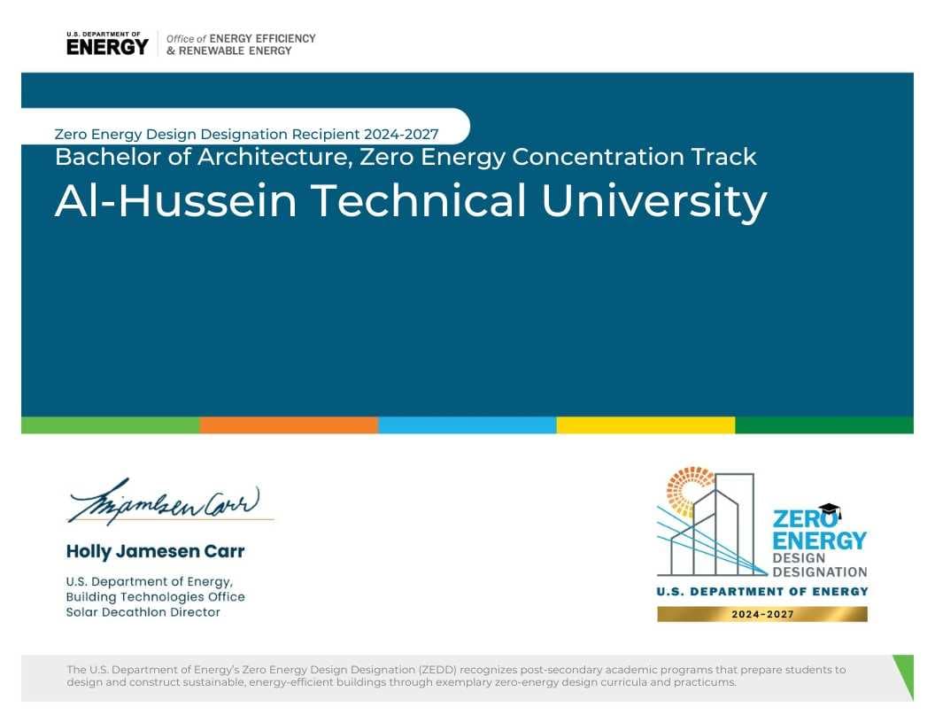 HTU Recognized by U.S. Department of Energy for Zero Energy Design Excellence